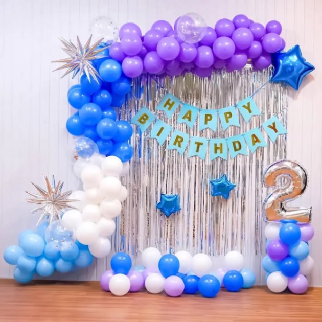 Blue Theme Wall Decoration