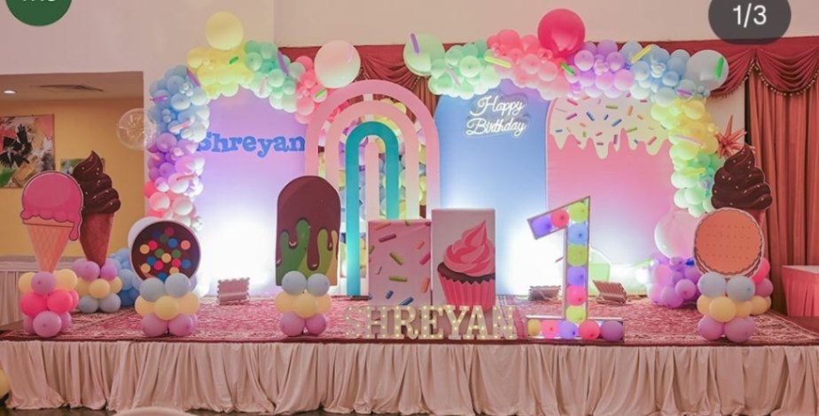 Candy Theme Decor