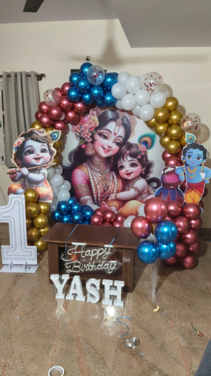 Krishna Theme Decor