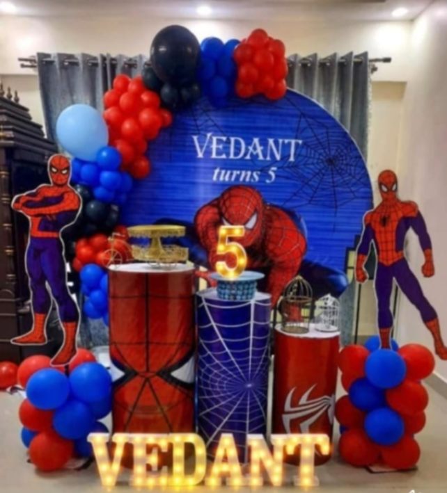 Spider Man Theme Decor